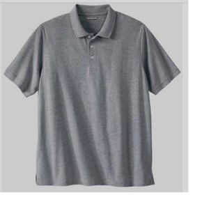 8X BIG & TALL GREY POLO SHIRT